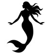 © Sumondesigner_42 - Silhouette of mermaid vector illustration