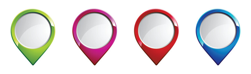 PrintMap marker set colorful.