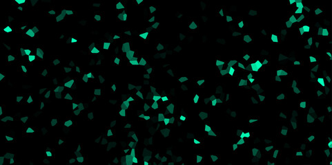 Aufkleber - Abstract Dark Green Broken Stained Geometric Retro tiles pattern. Beautiful green granite tiles floor. Frame confetti texture for holiday, postcard, website, birthday.