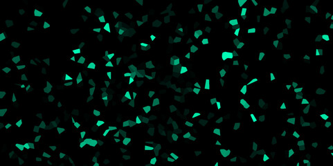 Aufkleber - Abstract Dark Green Broken Stained Geometric Retro tiles pattern. Beautiful green granite tiles floor. Frame confetti texture for holiday, postcard, website, birthday.