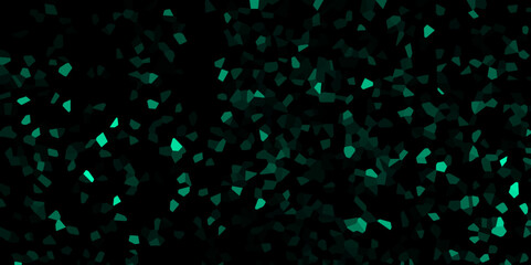 Aufkleber - Abstract Dark Green Broken Stained Geometric Retro tiles pattern. Beautiful green granite tiles floor. Frame confetti texture for holiday, postcard, website, birthday.