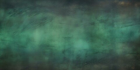 Wall Mural - Vintage grunge background with black and green texture gradient and soft noise. Concept Vintage Grunge Background, Black and Green Texture Gradient, Soft Noise