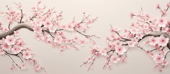 Wall Mural - Japanese traditional paper texture with copy space image in the background.