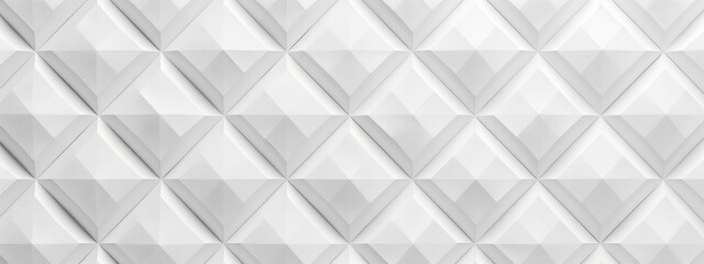 Poster - white background with diamond pattern