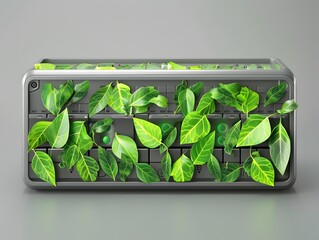 Poster - Eco Friendly Network Switch  Leaf Patterned Intelligent Connectivity Device for Sustainable Digital