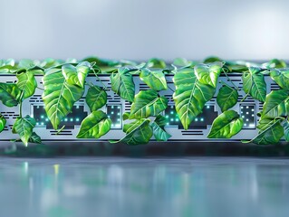 Poster - Eco Friendly Network Switch with Leaf Inspired Design for Sustainable Connectivity