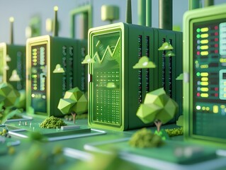 Poster - Energy Efficient Data Storage Futuristic Green Data Center Architecture