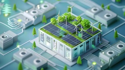 Poster - sustainable green data center cooling with renewable energy solutions