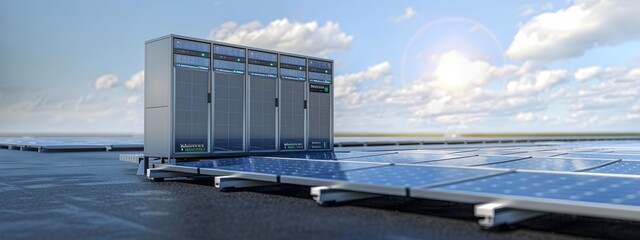 Poster - Solar Powered Data Backup System Sustainable Storage Solution for the Digital Age
