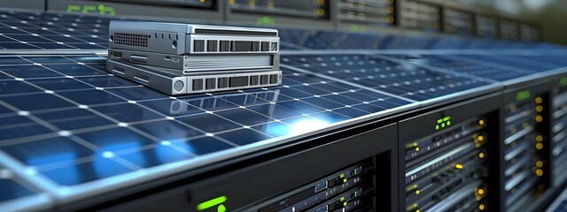 Poster - Solar Powered Data Backup Sustainable and Reliable Storage Solution