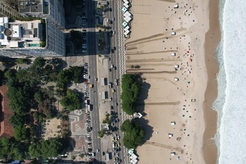 Wall Mural - Aerial views from over Rio De Janeiro, Brazil