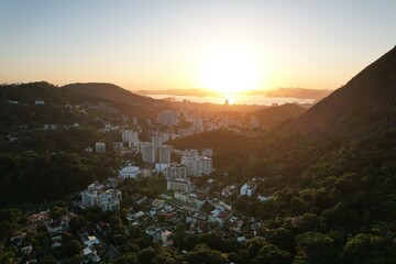 Wall Mural - Sunrise over Rio De Janeiro, Brazil