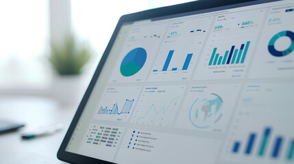  a minimalistic image with a sleek retail management dashboard 