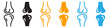 © Petsscouts - Human knee bone joint icon line art vector
