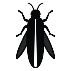 Wall Mural - Solid color Click Beetle animal vector design