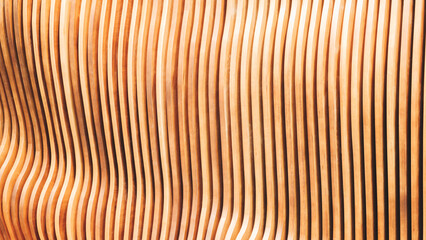 Poster - A wooden surface with a series of lines and grooves. The wood appears to be aged and has a rustic, natural feel to it. The lines and grooves create a sense of depth and texture