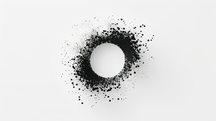 minimal black logotype on white background 