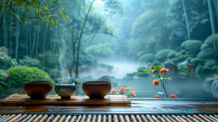 Traditional tea ceremony in Japan