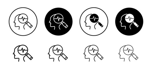 Poster - Self research icon vector set collection for web