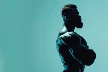 Poster - A person with a beard holding a basketball