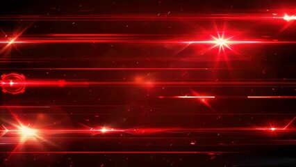 Poster - A bright red light shining on a dark black surface, perfect for highlighting or emphasizing a point.