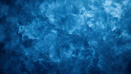 Wall Mural - Dark blue grunge plaster texture background, symbolizing depth and resilience in artistic abstraction