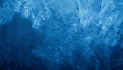 Wall Mural - Dark blue grunge plaster texture background, symbolizing depth and resilience in artistic abstraction