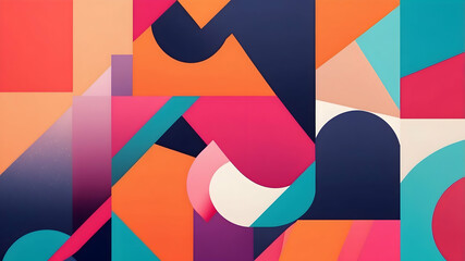 Wall Mural - abstract colorful background