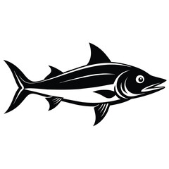 Wall Mural - Solid color Cobia Fish animal vector design