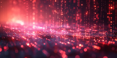 Digital background for tech, AI, neural networks, data, audio, graphics