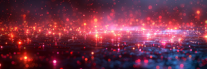 Digital background for tech, AI, neural networks, data, audio, graphics
