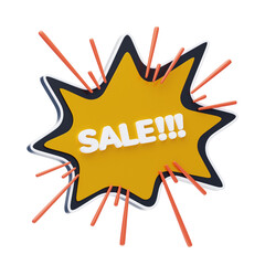 Poster - 3D Sales indicate special offers