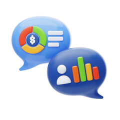 Aufkleber - 3D Communication Analysis Using chat charts