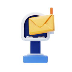 Poster - 3D Postbox is a place to store letters