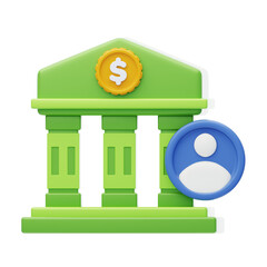 Poster - 3D Personal Banking provides financial services
