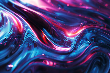 Stylish colorful gradient fluid twisted channel abstract element background