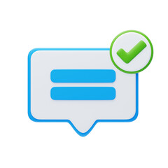 Poster - 3D Checkmark helps users
