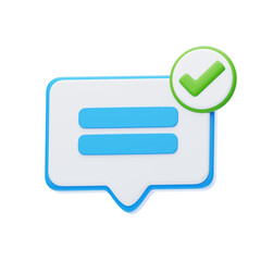 Poster - 3D Checkmark helps users
