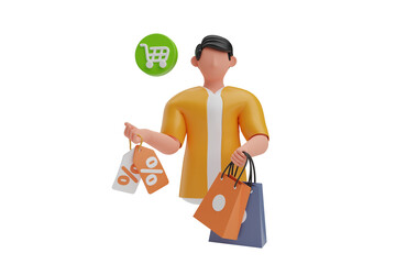 Poster - Sale Offer 3D Illustration