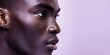© LookChin AI - Handsome African Man Model Showcasing Professional Makeup for Decorative Skincare Advertising on