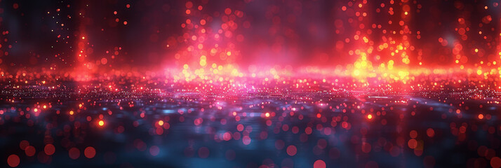 Digital background for tech, AI, neural networks, data, audio, graphics