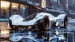 © lime - Futuristic cars, beautiful forms, technology, digital ,Generative AI,近未来的な車、美しいフォルム、テクノロジー、 デジタル ,Generative AI、