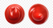 © vipman4 - Set of various tomato sauce or ketchup splashes isolated on transparent background. Realistic vector illustration