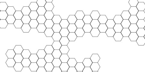 Abstract background with lines. Modern simple style hexagonal graphic concept. Background with hexagons