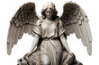 © Jammy - Serene marble angel statue with majestic wing