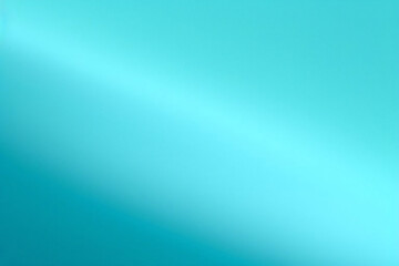 Wall Mural - Abstract gradient turquoise blue teal white colored blurred back	