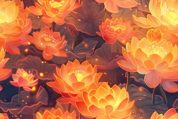 A mesmerizing seamless organic petal pattern for impactful creations