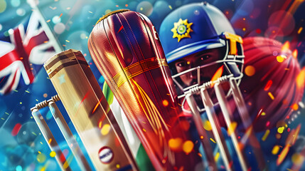 Sticker - Cricket world cup tournament banner cricket world cup banner icc world cup banner cricket world cup background cricket tournament poster