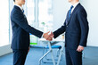 © wheeljack - 握手をするビジネスマン