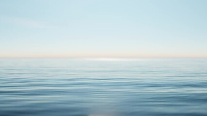 Wall Mural - wave sea beach and blue sky abstract background. nature and summer concept. 3d render.